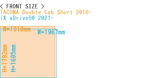#TACOMA Double Cab Short 2016- + iX xDrive50 2021-